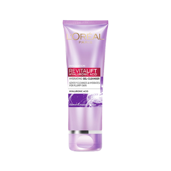 Sữa Rửa Mặt L'Oreal Cấp Ẩm Và Căng Mịn Da 100ml Revitalift Hyaluronic Acid Hydrating Gel-Cleanser