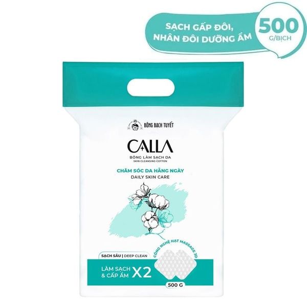 Bông Tẩy Trang Bông Bạch Tuyết Calla 3D