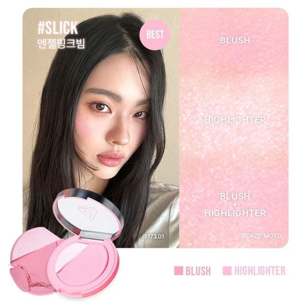 (CÔNG TY) Phấn Má Hồng Bắt Sáng 3CE Blush Lighter