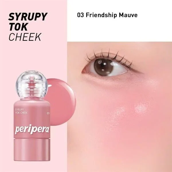 Phấn Má Peripera Syrupy Tok Cheek Dạng Kem