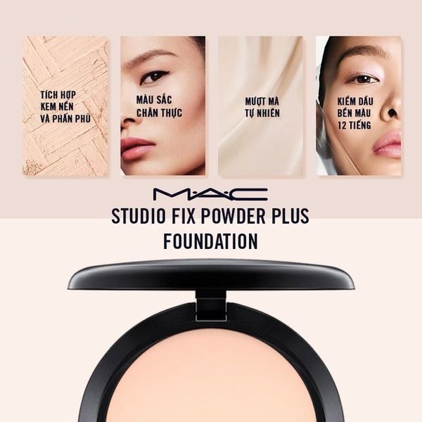 Phấn Phủ Nén MAC Studio Fix Powder Plus Foundation Fond De Teint + Poudre
