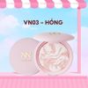 Phấn Phủ Thuỷ Tinh Menow Việt Sắc Tinh Hoa 7g Clear Radiant Pressed Powder ( Tặng 1 má hồng )