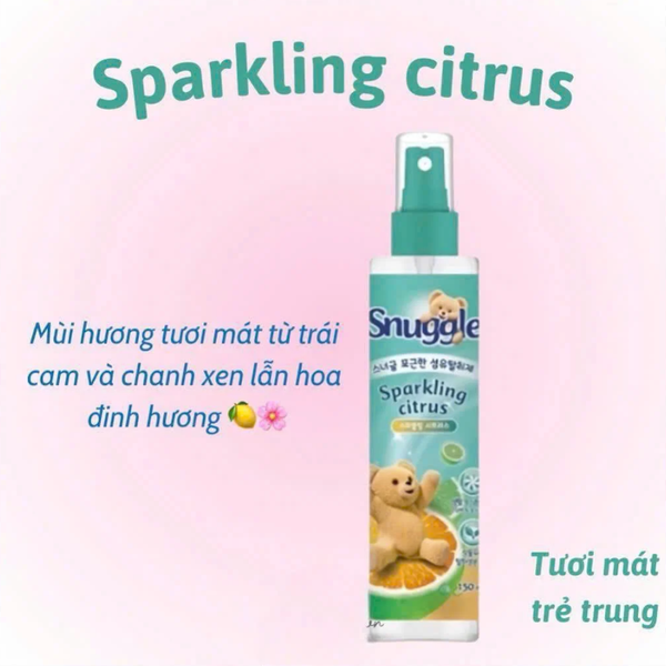 Xịt Thơm Quần Áo Snuggle 150ml