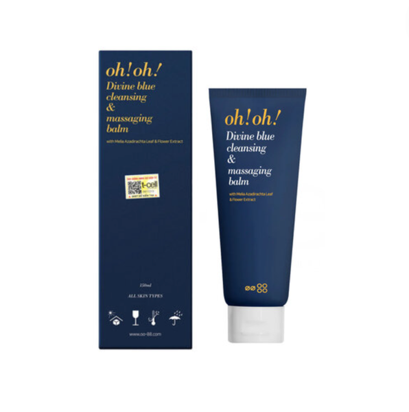 Sáp Tẩy Trang Làm Sạch Sâu, Trẻ Hóa Da Oh! Oh! Divine Blue Cleansing & Massaging Balm 150ml