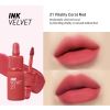 Son Kem Peripera Ink Velvet - 21 Vitality Coral Red Hồng Đỏ