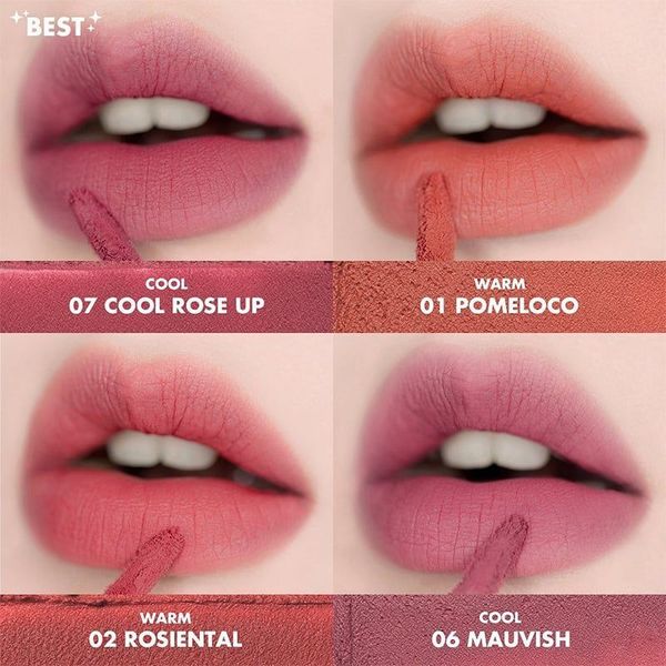 Son Kem Lì Romand Blur Fudge Tint #07 Cool Rose Up - Hồng Mận