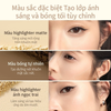 Bảng Phấn Tạo Khối Và Highlight 3 Màu Mooekiss Three-Color Contouring Palette 9g