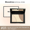 Bảng Phấn Tạo Khối Và Highlight 3 Màu Mooekiss Three-Color Contouring Palette 9g