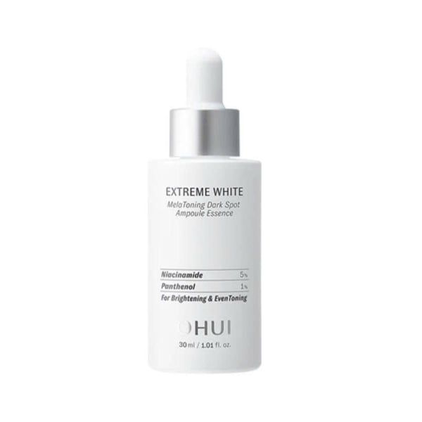 (CÔNG TY) Tinh Chất Trị Nám OHUI Extreme White Melanin Dark Spot Ampoule Essence 30ml