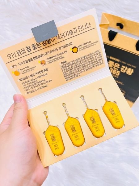 Nano 365 Curcumin Premium Ji Chang-Wook Version Tinh Nghệ Nano Hàn Quốc (32 Tép)