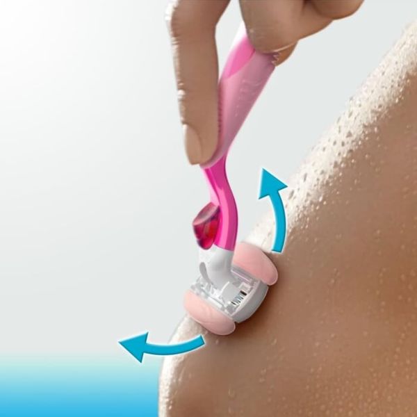 Dao Cạo Cho Nữ Gillette Venus Hoa Trà Trắng (1 Cán + 2 Lưỡi) Venus Comfortglide White Tea