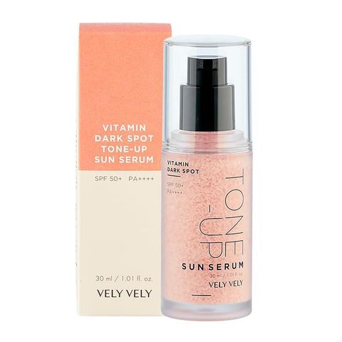 Tinh Chất Chống Nắng Nâng Tone Vely Vely Vitamin Dark Spot Tone Up Sun Serum SPF50+ PA++++ 30ml