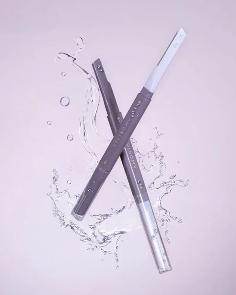 (TÚI 1 DAO) Dao Cạo Lông Mày 2 Đầu Amortals Double Headed Macro Eyebrow Razor