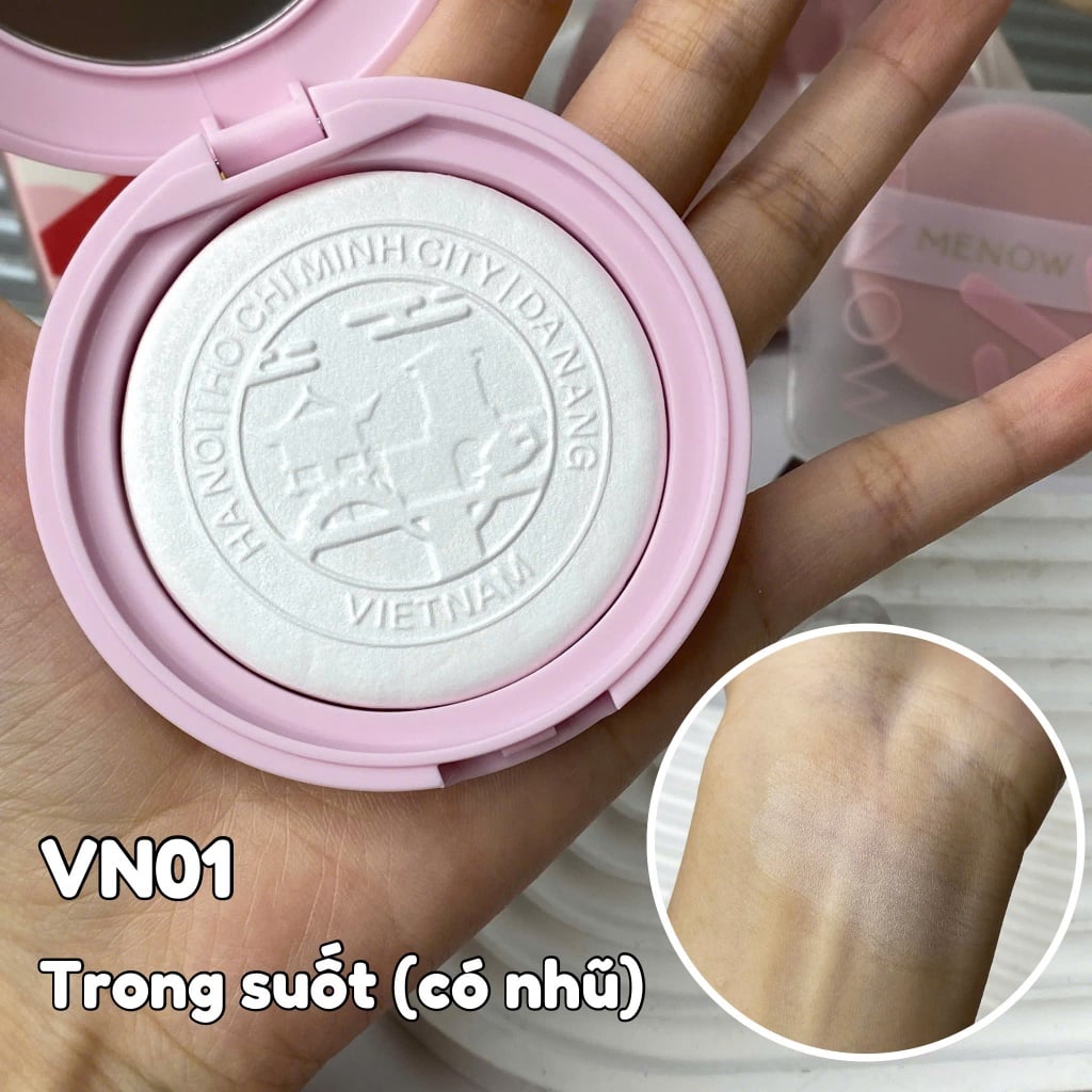 Phấn Phủ Menow Dạng Nén Rabbit  8.5g Rabbit Compact Powder