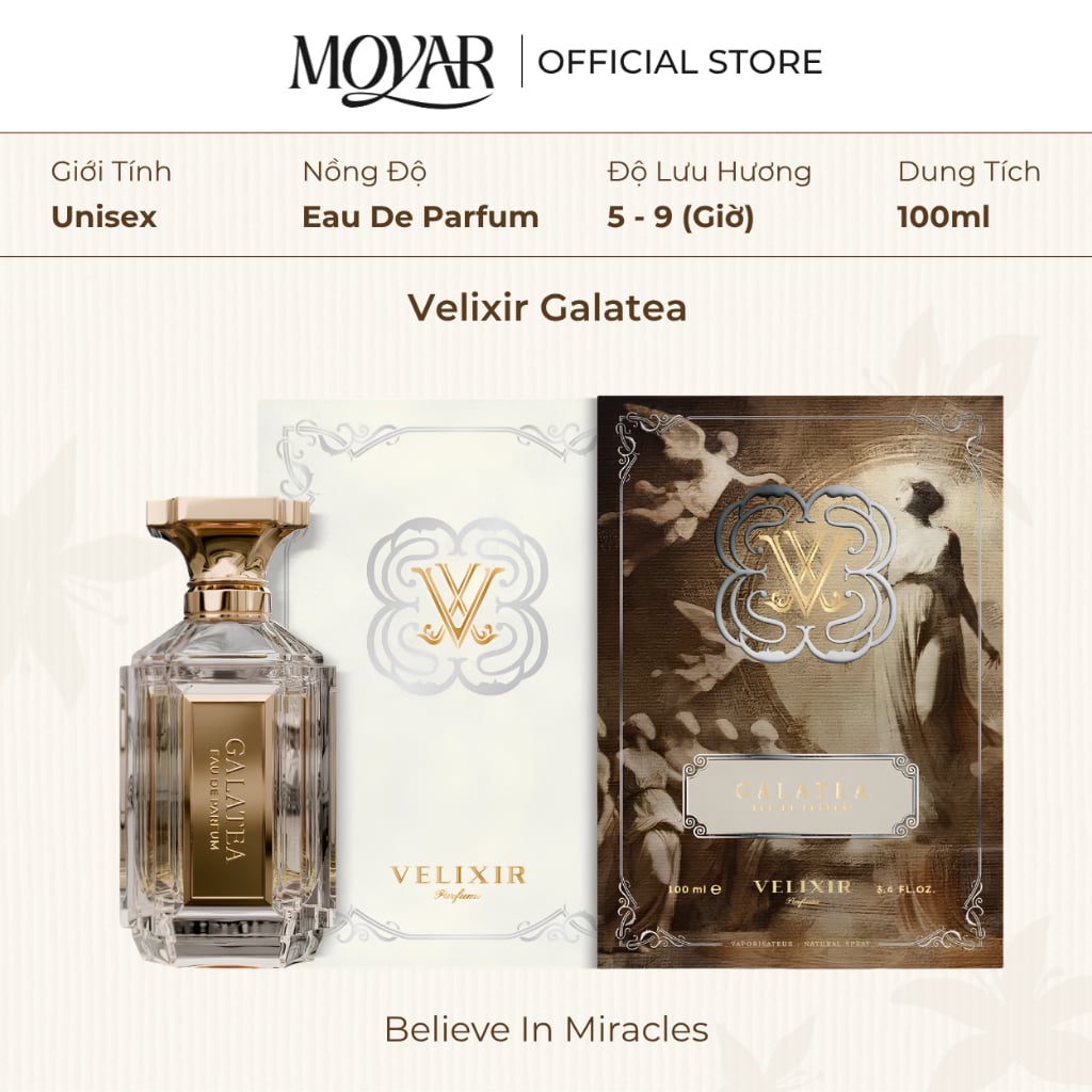 Nước Hoa Unisex Velixir Galatea EDP 100ml