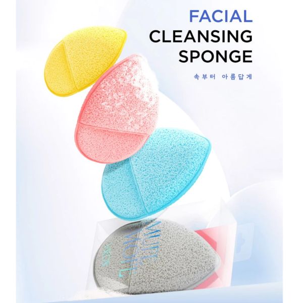 Bông mút rửa mặt hình giọt nước Vacosi Facial Cleansing Sponge BP63