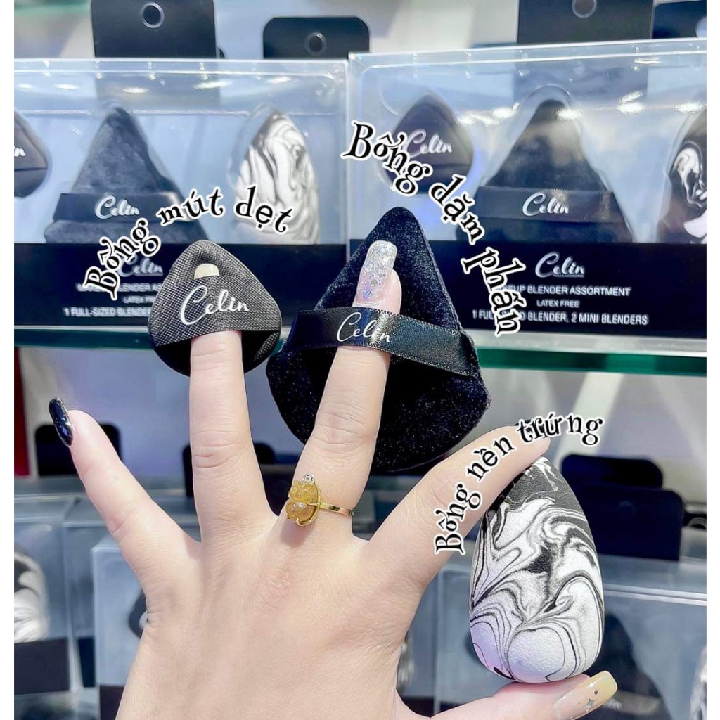 Set 3 bông phấn Celin