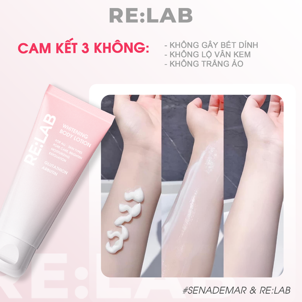 Kem Body Relab Whitening Body Lotion Hàn Quốc chính hãng 200ml
