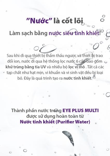 Dung dịch ngâm lens , bảo quản kính áp tròng EYE PLUS MULTI SOLUTION 150ml
