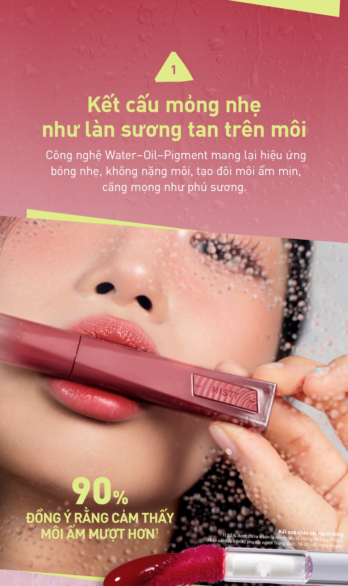[NEW] Son Pha Lê 3CE Misty Lip Bare