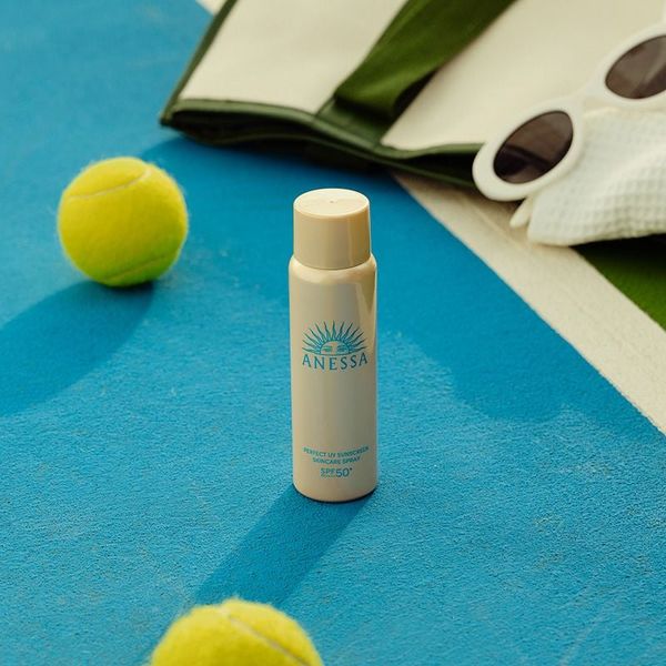 Xịt Chống Nắng Anessa Dưỡng Da Đa Năng 60g (Mới) Perfect UV Sunscreen Skincare Spray N SPF50+ PA++++