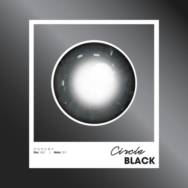 Lens 1 ngày Kính áp tròng Circle Black - Viền đen ánh ghi, long lanh tự nhiên mỗi ngày