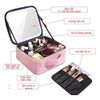 Cốp Đựng Đồ Trang Điểm Đèn Led Kèm Gương 26*23*11cm