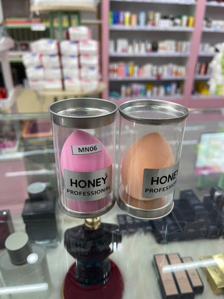 Mút tán kem nền Honey giọt nước, hồ lô, vạt xéo màu ĐEN