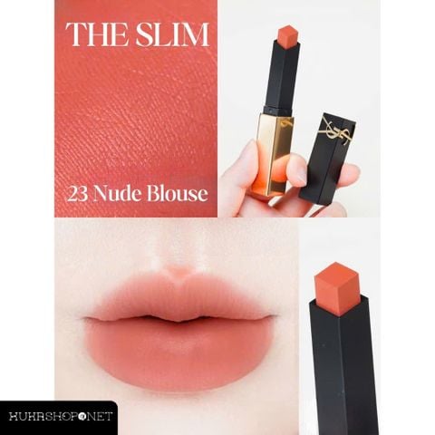 Son Yves Saint Laurent YSL The Slim 23 Màu Cam Đất (Mẫu Mới 2025)