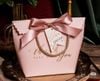 Túi Giấy Đựng Quà Kèm Nơ Thank You Very Much 17*8.5*20.5 cm #L Hồng