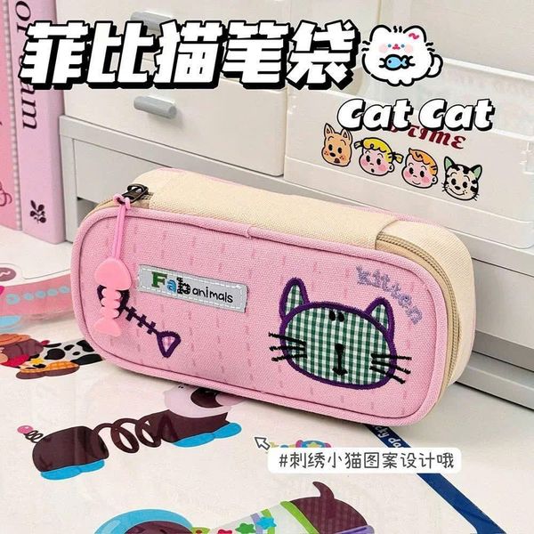 Túi đựng bút mèo Fab animals