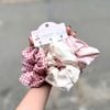 Set 3 scrunchies móc tag