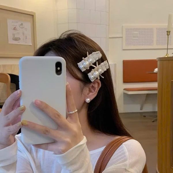 1 Kẹp ren trai trắng