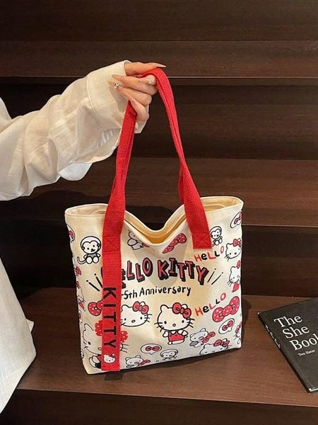 Túi tote hello kitty 2 quai