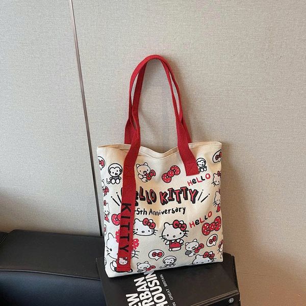 Túi tote hello kitty 2 quai