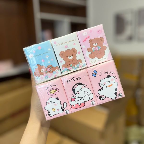 Khăn giấy khô bỏ túi lốc 9 gói