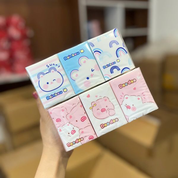 Khăn giấy khô bỏ túi lốc 9 gói