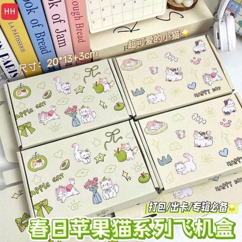 Hộp đựng quà -Apple cat