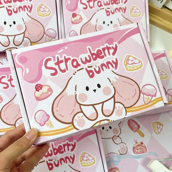 Hộp đựng quà -thỏ strawberry