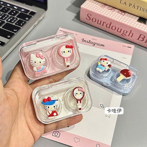 Hộp đựng lens - kitty + vợt