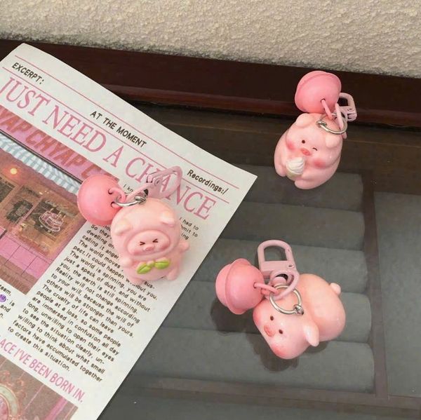 Móc treo lợn hồng chuông