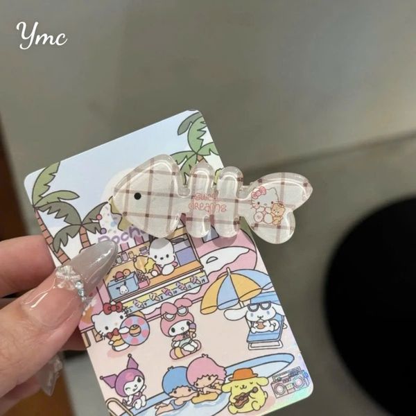 Kẹp tóc xương cá kitty