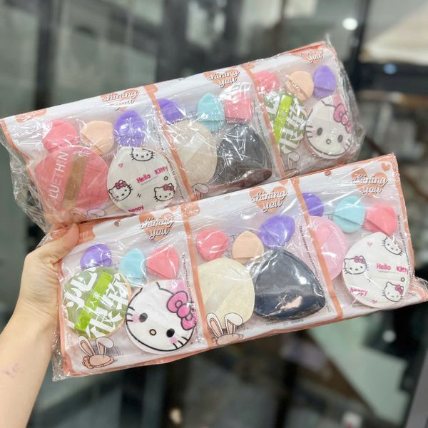 Túi 5 bông mút có chữ