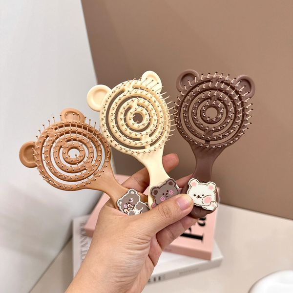 Lược tai gấu gắn charm có hộp