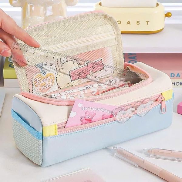 Túi đựng bút nice dạng vuông ngôi sao