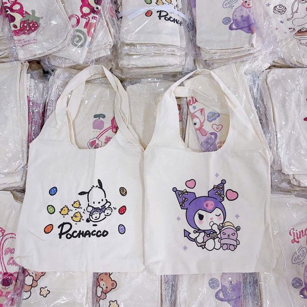 Túi tote bầu vải canvas size A4