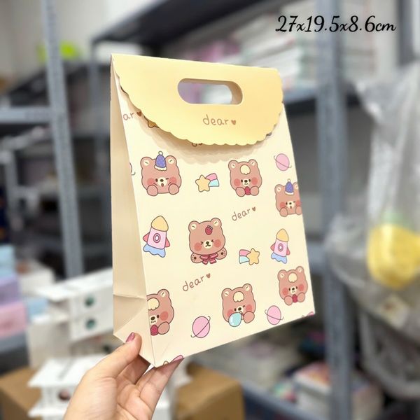 Túi quà nắp size 27x19.5x8.6c