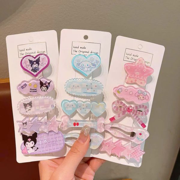 Vỉ 5 kẹp mây sanrio kitty B22