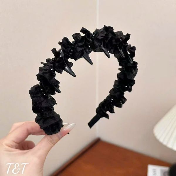 Xược đính đá 2 màu nâu - đen