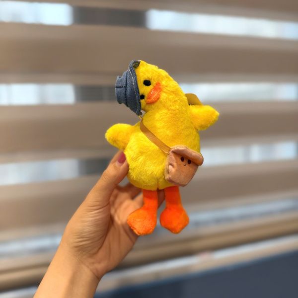 Móc khóa vịt nghiêng đầu